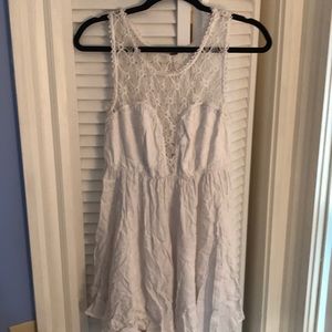 Free people lace dress white